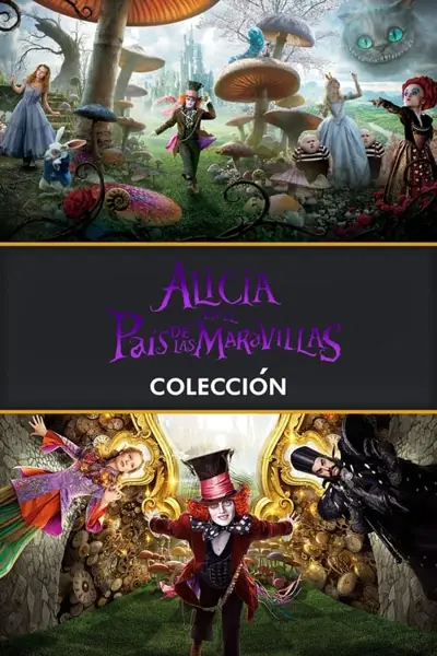 Alicia en el País de las Maravillas saga completa Cuevana Online Gratis Latino HD
